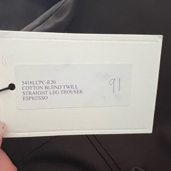 CO Essentials Brown Straight Leg Trousers - Picture 4 of 4